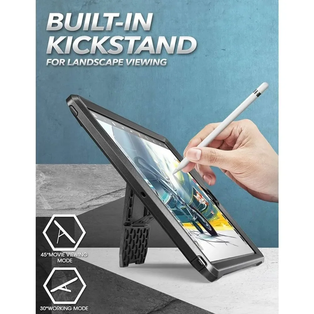 iPad 9th Generation Case with Screen Protector (Unicorn Beetle Pro)